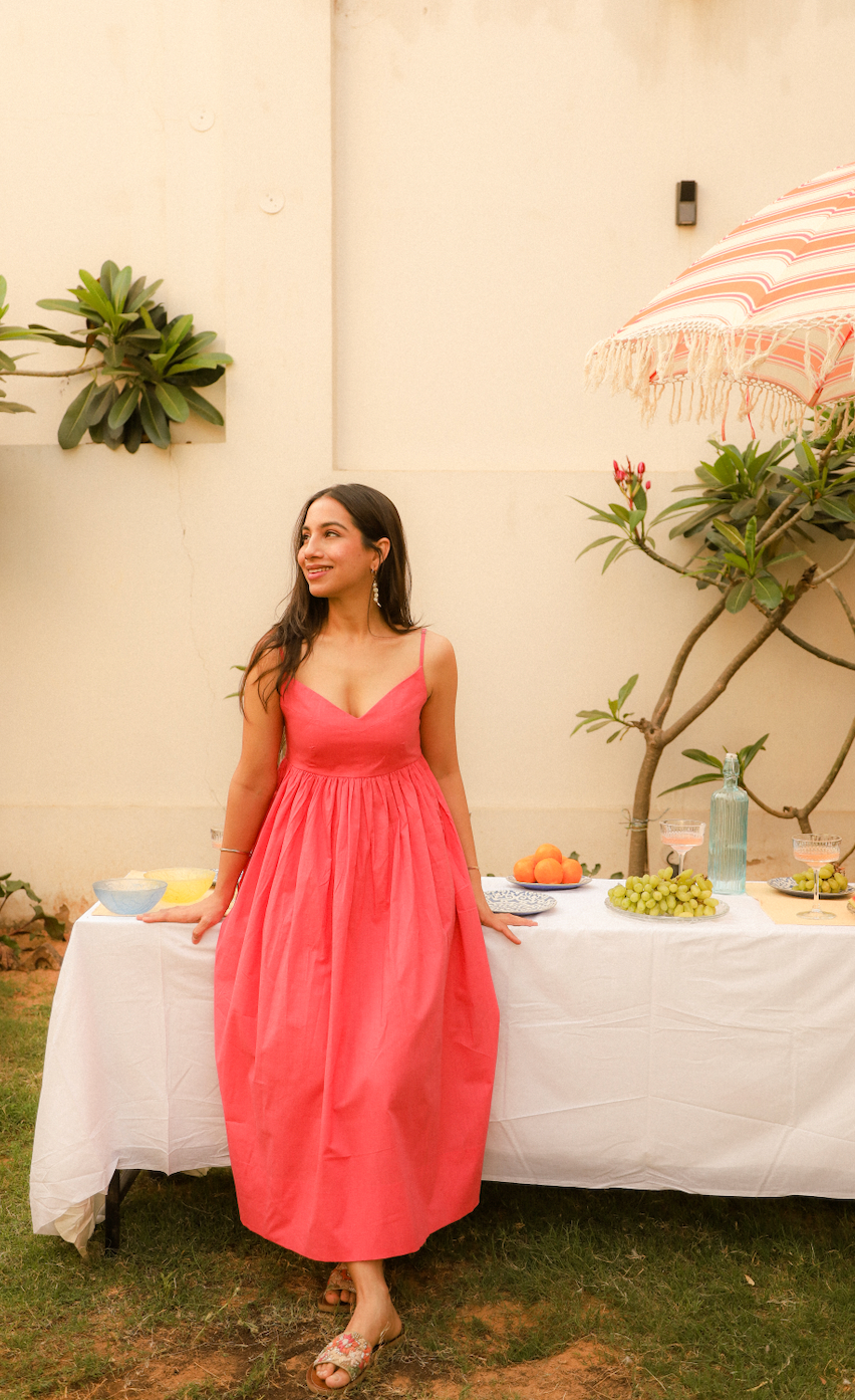 CORAL DRESS | SUMMER & COCKTAILS CORAL DRESS | SUMMER & COCKTAILS