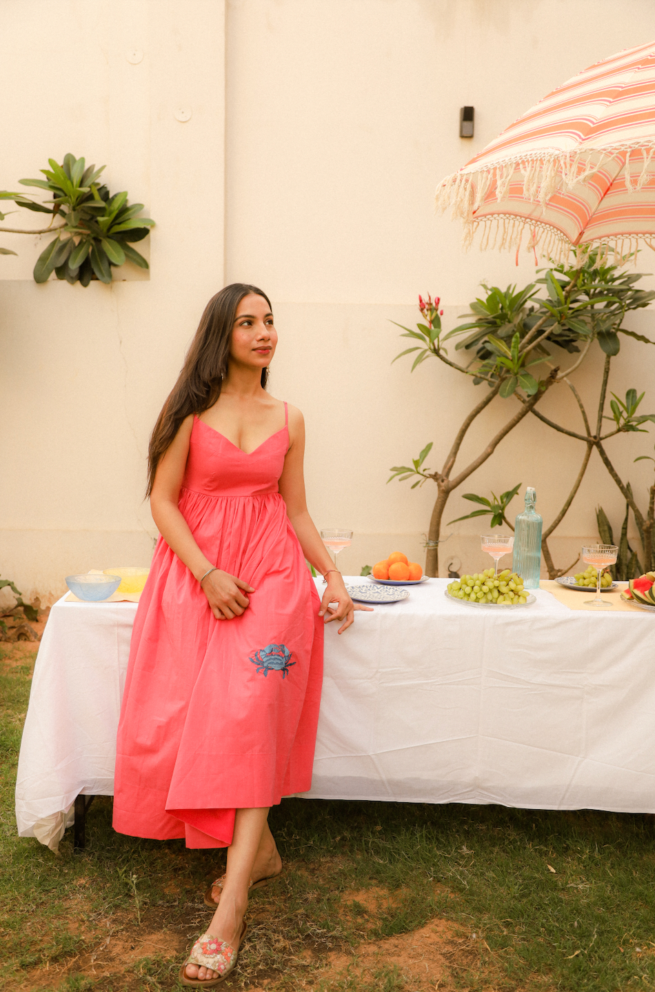 CORAL DRESS | SUMMER & COCKTAILS